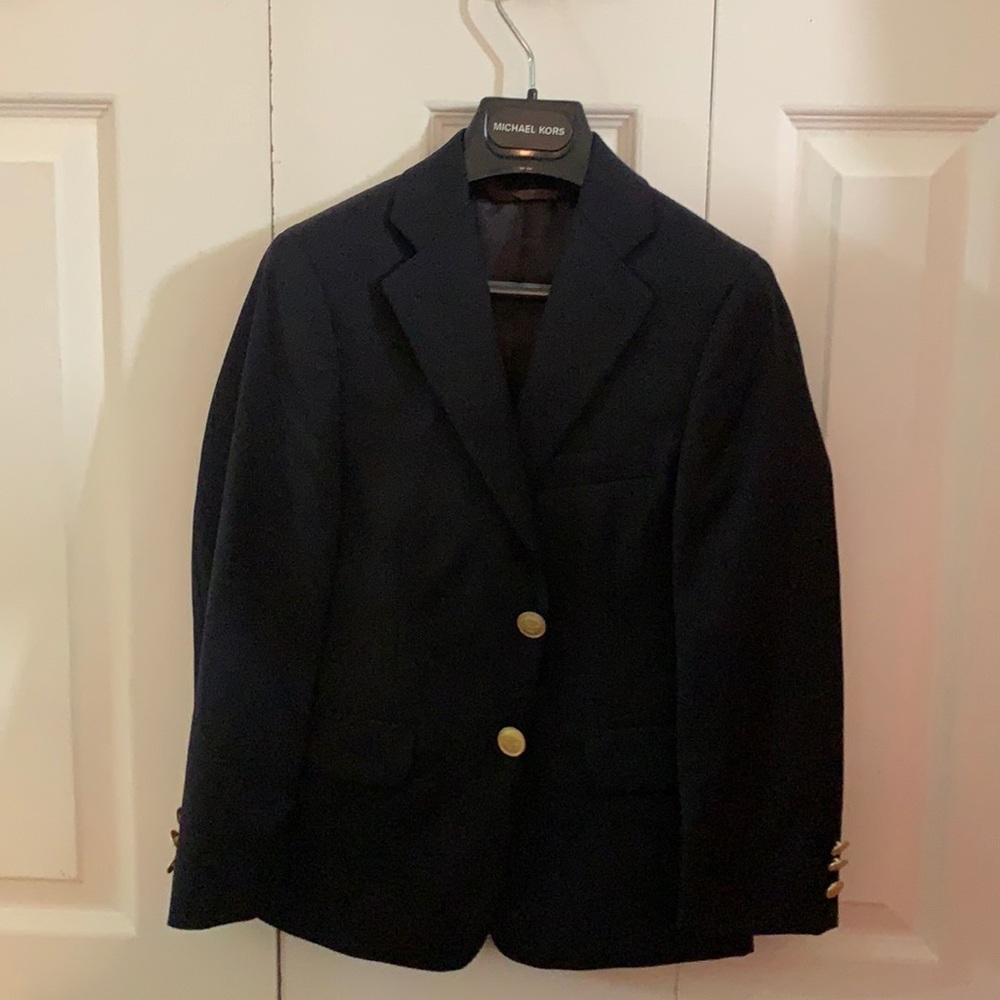 Boy’s Michael Kors Navy Blazer w/ gold buttons